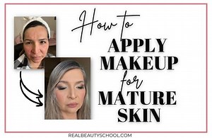 How to Apply Makeup for Mature Skin: Step by Step (with Pictures)