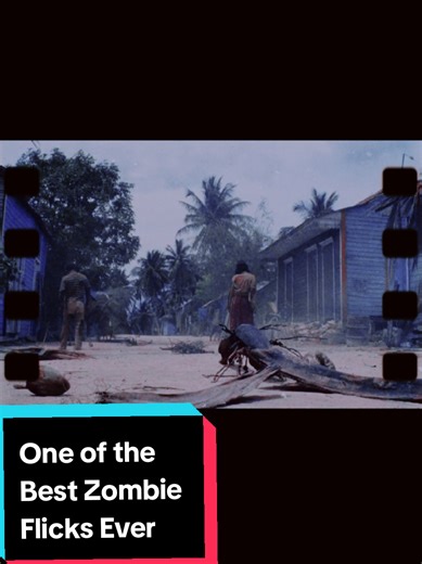 #horrormovie Lucio Fulci's Zombie (1979) aka Zombi 2, Zombie Flesh Eaters, a dozen other names. Zombie (also known as Zombi 2) is a 1979 Italian horror film directed by Lucio Fulci. The story follows Anne Bowles, who travels to the Caribbean island of Matul after her father’s abandoned boat drifts into New York Harbor with a zombie onboard. Teaming up with journalist Peter West and a vacationing couple, she discovers that Matul has been overrun by the undead due to a mysterious illness the local