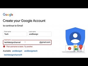 How to make a username for Google account / Gmail account