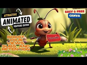 How to Make Animated YOUTUBE OUTRO (to Grow Your Channel) 🎨 YOUTUBE ENDSCREEN 2025