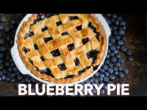 How To Make The Ultimate Blueberry Pie Recipe + Flaky Crust