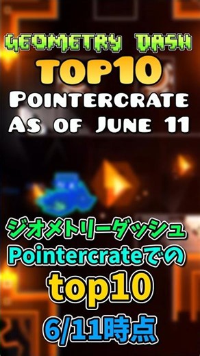 Official Demonlist Top 10 (June 11 Update) / 【最新版】GD公式デーモンリストTop 10！現在の世界最強ステージまとめ by Pointercrate