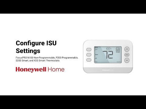 Configure Settings on the FocusPRO P200 Programmable, S200 Smart, and X2S Smart Thermostats