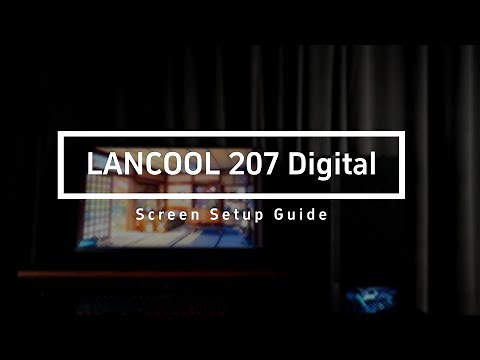 LANCOOL 207 Digital Screen Setup Guide