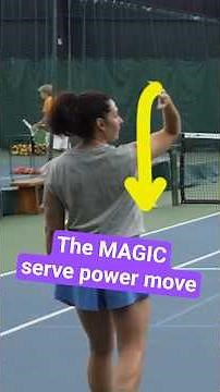 Do this "Magic Move" for more Serve Power