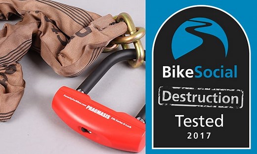 Tested: Pragmasis Protector 13mm chain with DIB-130 U-lock review