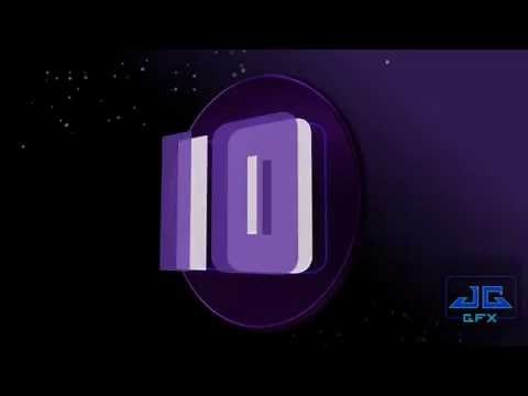 3D 10 Second countdown with voice and sound effects