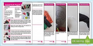 Animal Sock Puppets Craft Instructions