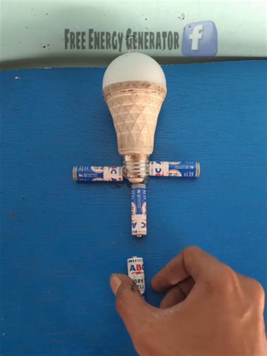 DIY Free Energy Power Supply Light Up Bulbs