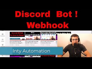 How to set up a Discord Bot (Webhook)? How to change the bot name on Discord?