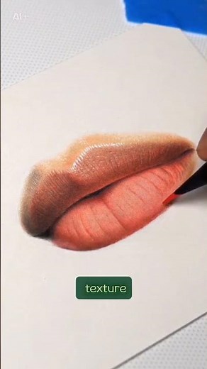 AMAZING COLOR PENCIL DRAWING TUTORIAL|| HOW TO DRAW A LIP. ARTIST: cleisonart