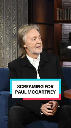 Paul McCartney greeted by screaming crowd at Ed Sullivan Theater