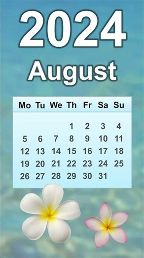 August 2024 Calendar