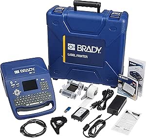 Brady M710 Bluetooth & Wi-Fi Portable Label Printer with Hard Case (M710-WB-KIT). Fastest, Most Advanced Portable Printer That Prints on The Toughest Labels.