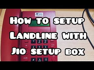 How to setup Landline with jio router | Unlimited Solutions