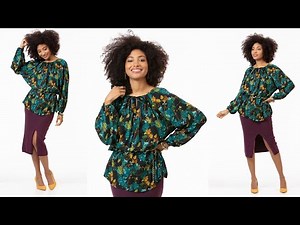 How to Make a Pattern-Free Bohemian Blouse