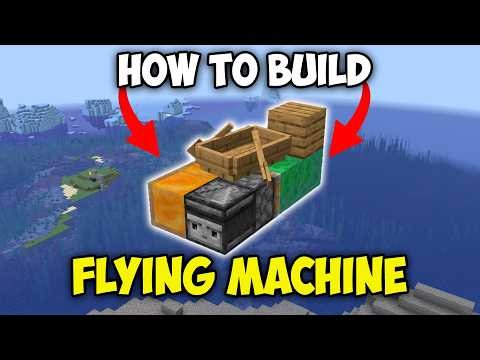 How to Build Simple Flying Machine in Minecraft 26.2