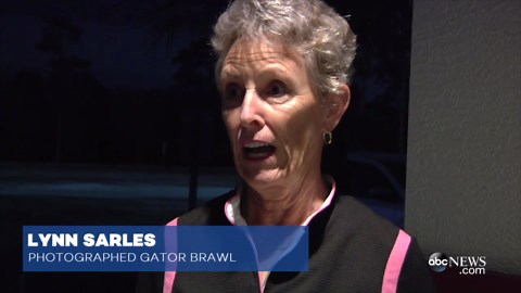Watch Massive Gators Battle on Florida Golf Course
