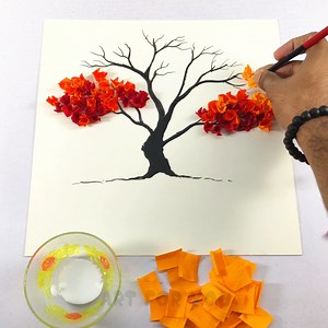 687K views · 31K reactions | DIY Amazing 3D Paper Tree !! | Art For You Creations | Facebook