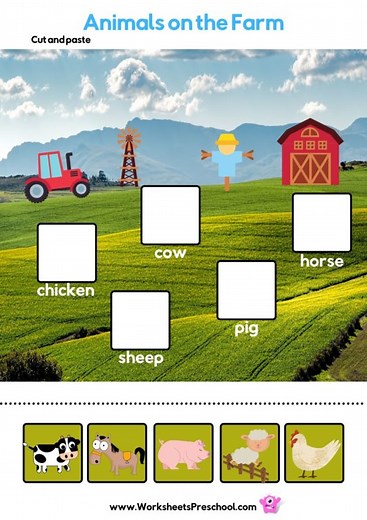 Farm Preschool Activities | 12 Free Printable PDFs for Farm Animals