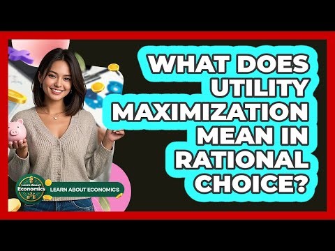 What Does Utility Maximization Mean In Rational Choice?