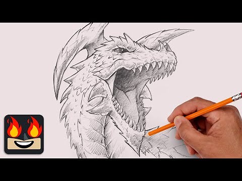 How To Draw a Dragon | Sketch Tutorial