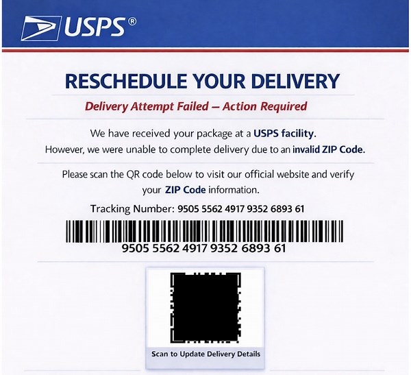Watch out for fake ‘failed delivery’ alerts from USPS