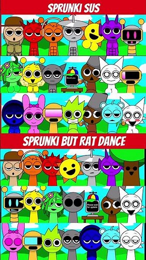 Incredibox Sprunki SUS EDITION vs Sprunki But Rat Dance And New Sound#sprunkigame