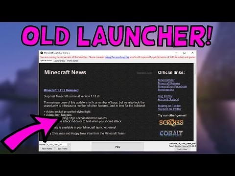 How To Use The Old Minecraft Launcher! *UPDATED* (MAY 2017) (EASY)