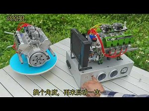 Mini V8 Model engine