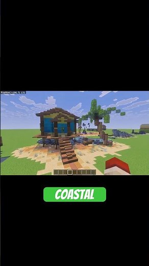 I BUILT A COASTAL BEACH HOUSE IN MINECRAFT