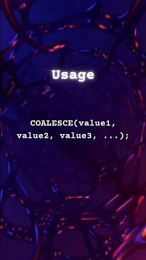 SQL Basics 101: COALESCE()