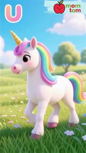 U for Unicorn 🦄 | ABC Alphabet Song for Kids | Learn Letter U with Magic