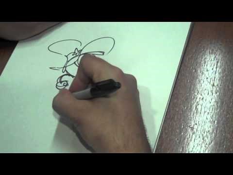 Craig McCracken draws Wander from "Wander Over Yonder"