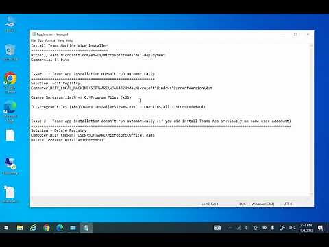 Teams Machine Wide Installer Issue Resolved