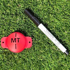 Golf Ball Marker Stencil Tool With Sharpie - Etsy UK