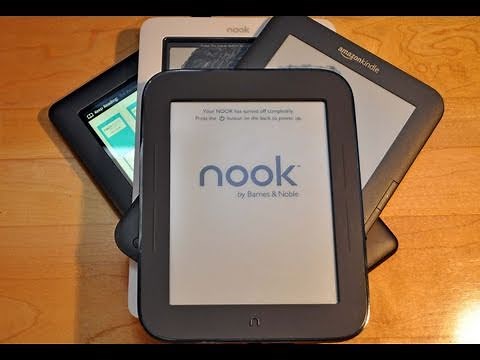 New Barnes & Noble Nook "Simple Touch": Review (Nook vs Kindle)