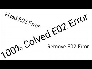 E02 | e02 error canon | 100% solved | Apply for All canon printers | e2 error canon