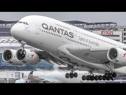 32 BIG PLANE TAKEOFFS and LANDINGS from UP CLOSE | Sydney Airport Plane Spotting 2023 [SYD/YSSY]