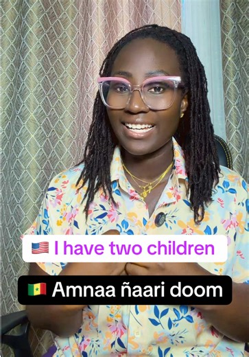 Learning English and Wolof: I Am / I Have