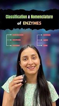 Easy Trick to Learn 6 Classes of Enzymes🔥 | Biomolecules #neet #study #ytshorts #class11 #biology