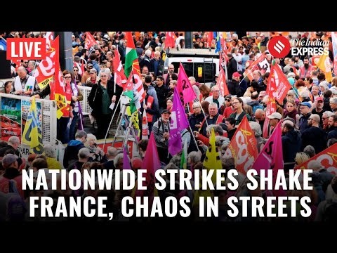 France Protest LIVE: Nationwide Strikes Shake France as Citizens March Through Paris Streets