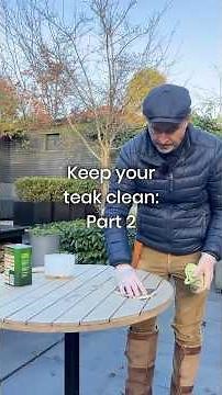 How to oil Teak furniture