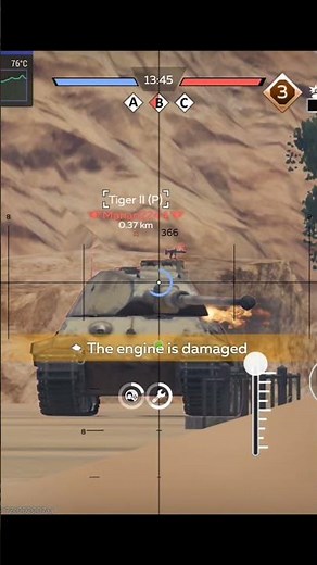 War Thunder Mobile - Tiger II (P) Gets Ammoracked ☠️ - ELC 90 HEAT RAT