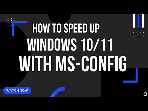 Boost Your PC Performance - Step-by-Step Guide to Using MSCONFIG for Windows 10/11 in 2022.