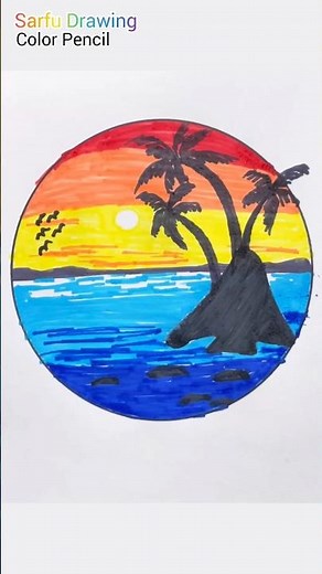 Easy Color Pencil Drawing | Step-by-Step Art for Beginners