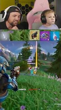 4 Year Old Fortnite Prodigy Collects All The New Mythics in One Game!! part 1/4 #fortnite #gaming