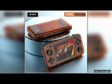 New R36H Retro Handheld Console OpenSource Linux System Classic Game Consoles 35inch IPS Screen