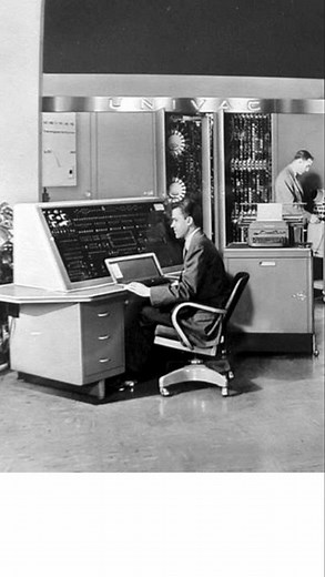 History Tech: 1950s: 1st commercially produced computer, the UNIVAC I released June 14, 1951