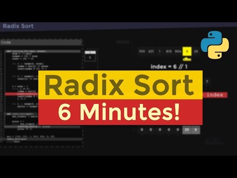 Super Easy Radix Sort in Python: Step-by-Step Visualisation